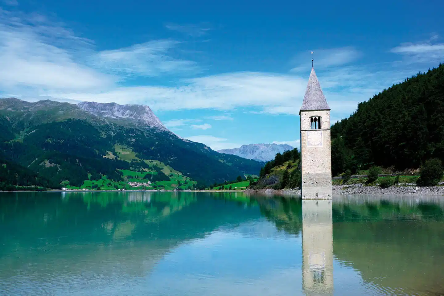Etsch-Radweg Nauders - Gardasee Landschaft