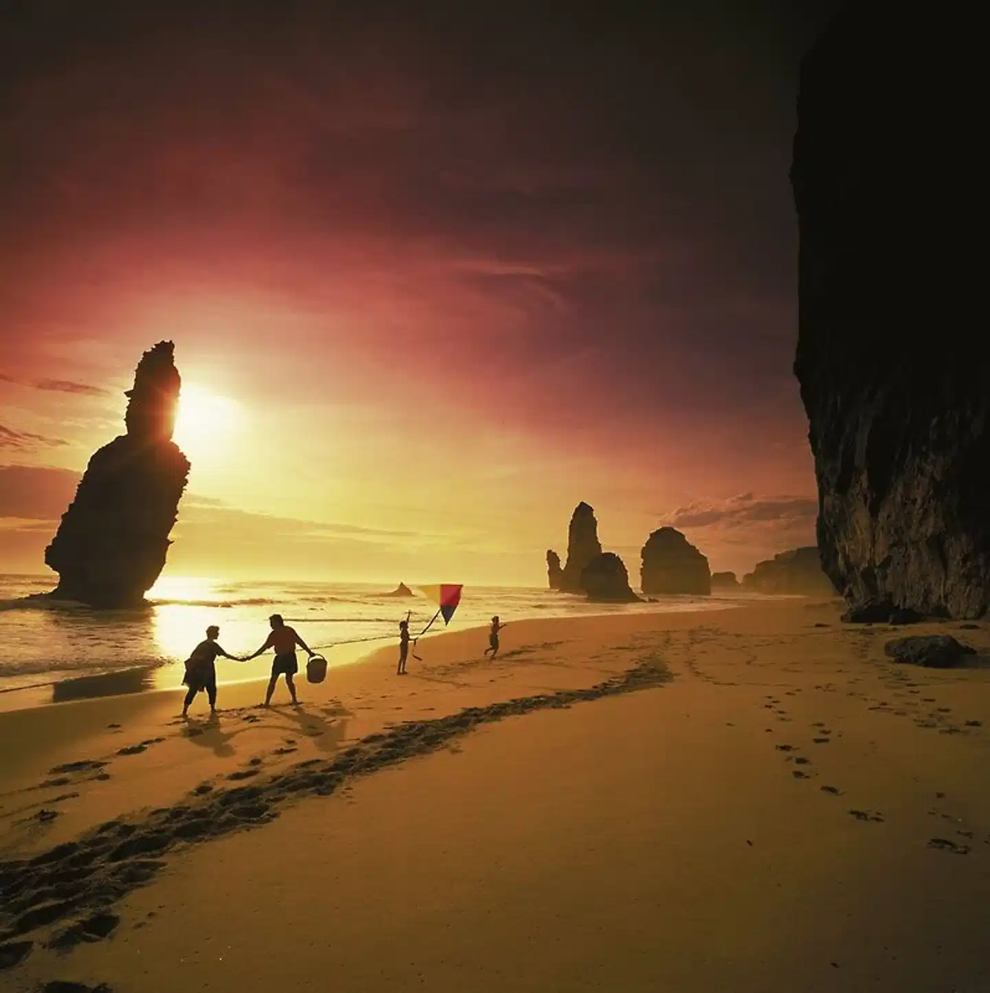 Farbenfrohes Australien Strand