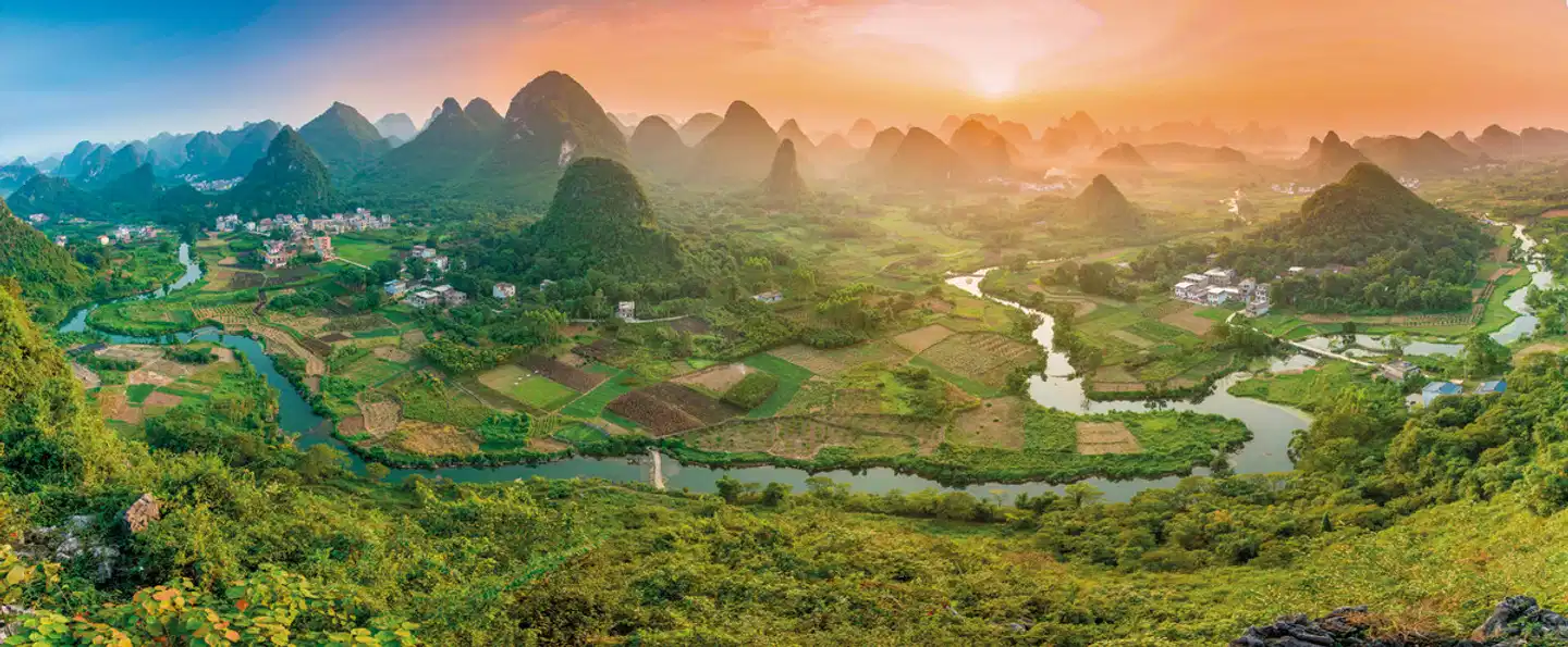 Chinas Highlights erleben Landschaft