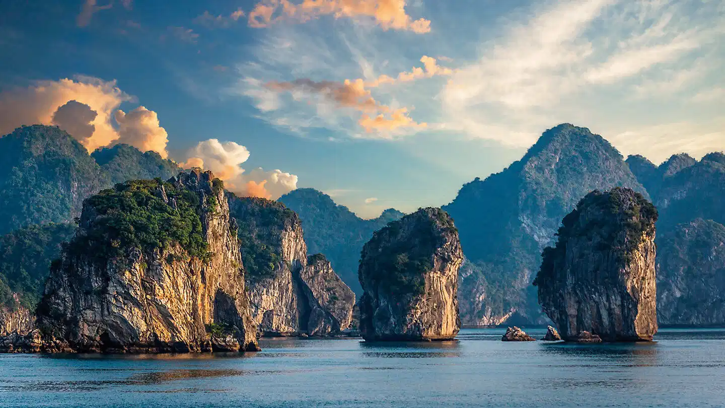 Naturschönheiten in Nordvietnam Landschaft