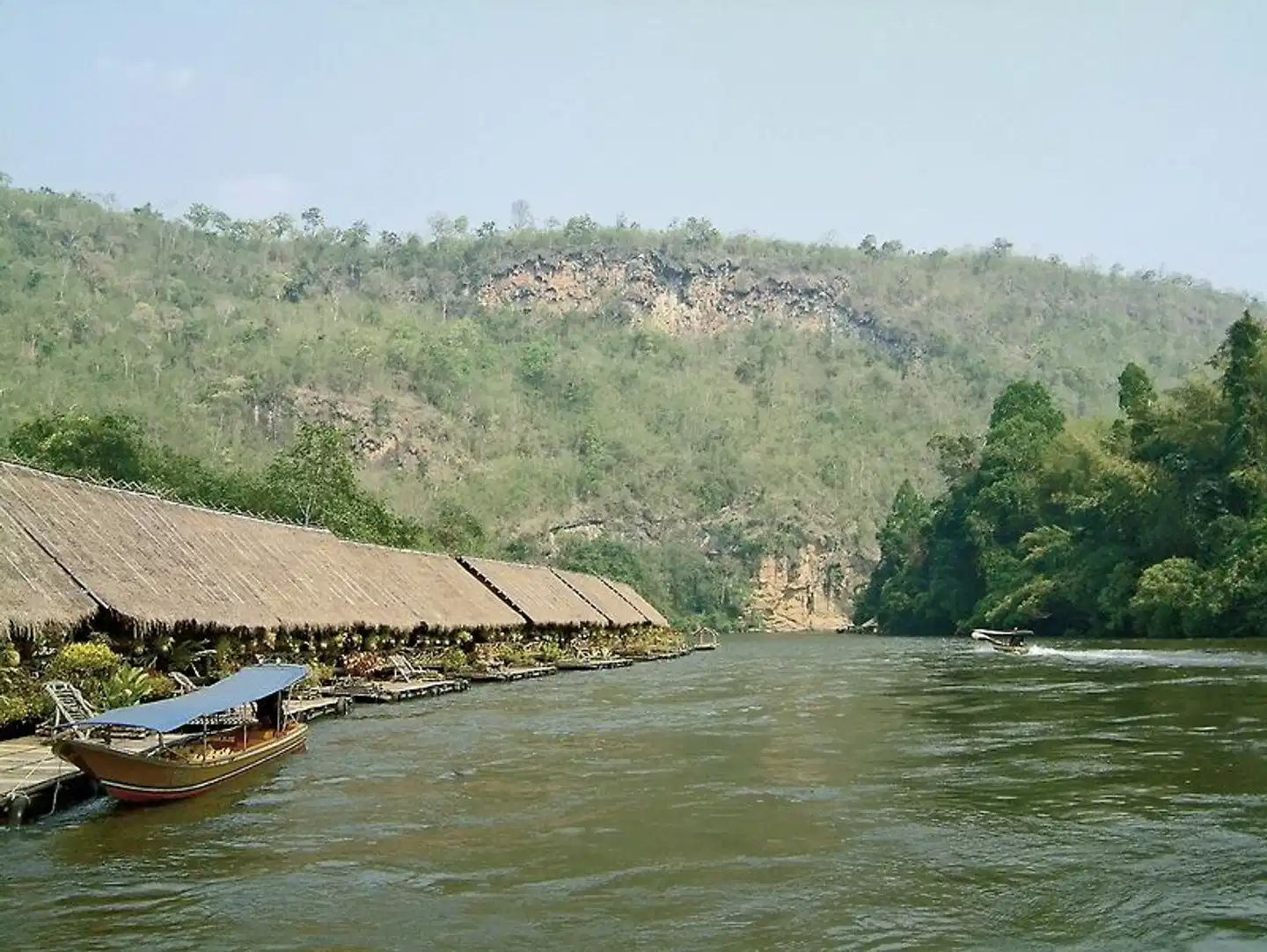 River Kwai Rafts Landschaft