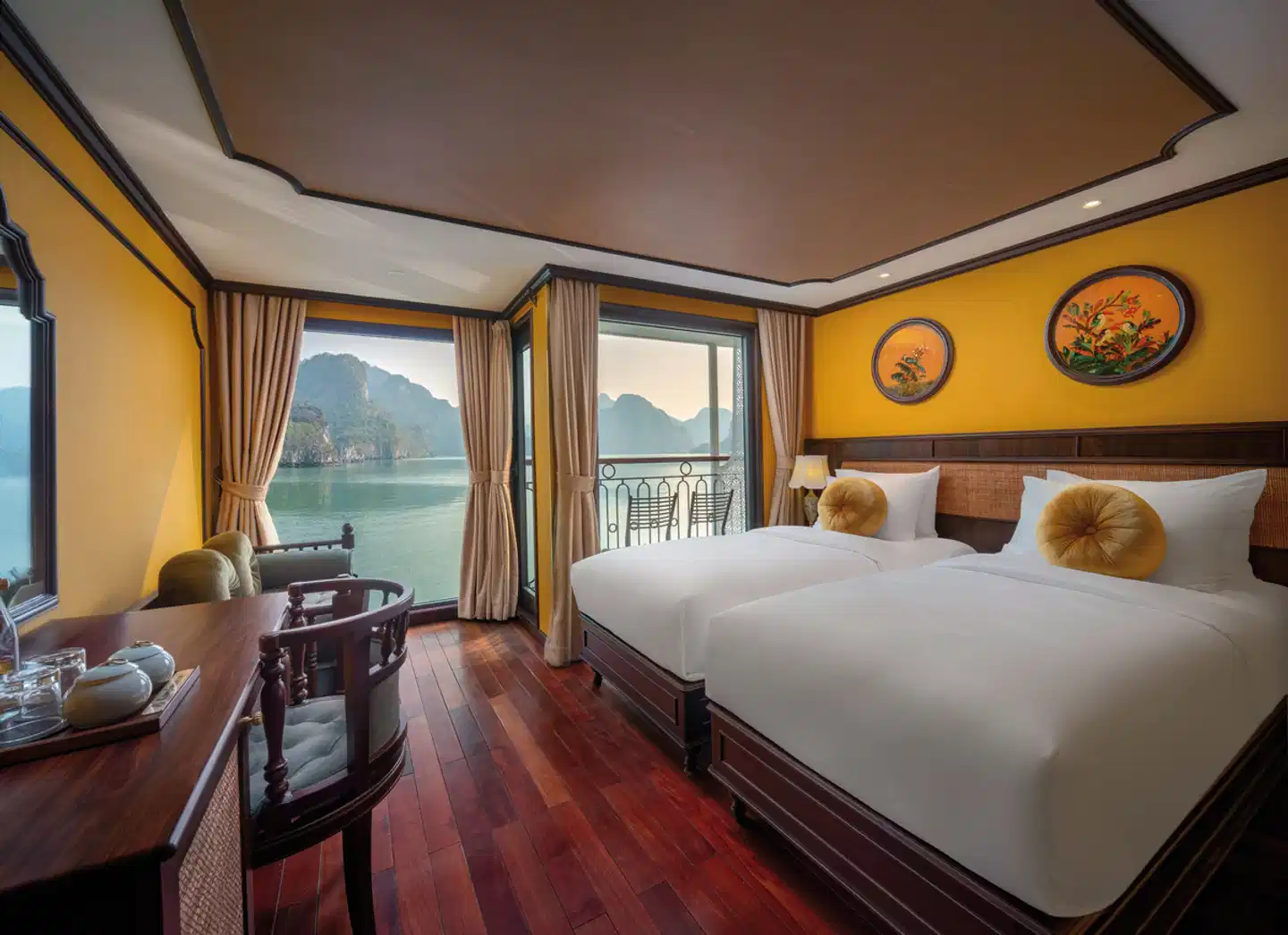 Halong Bucht an Bord der Indochine Grand (1 Nacht) Wohnbeispiel