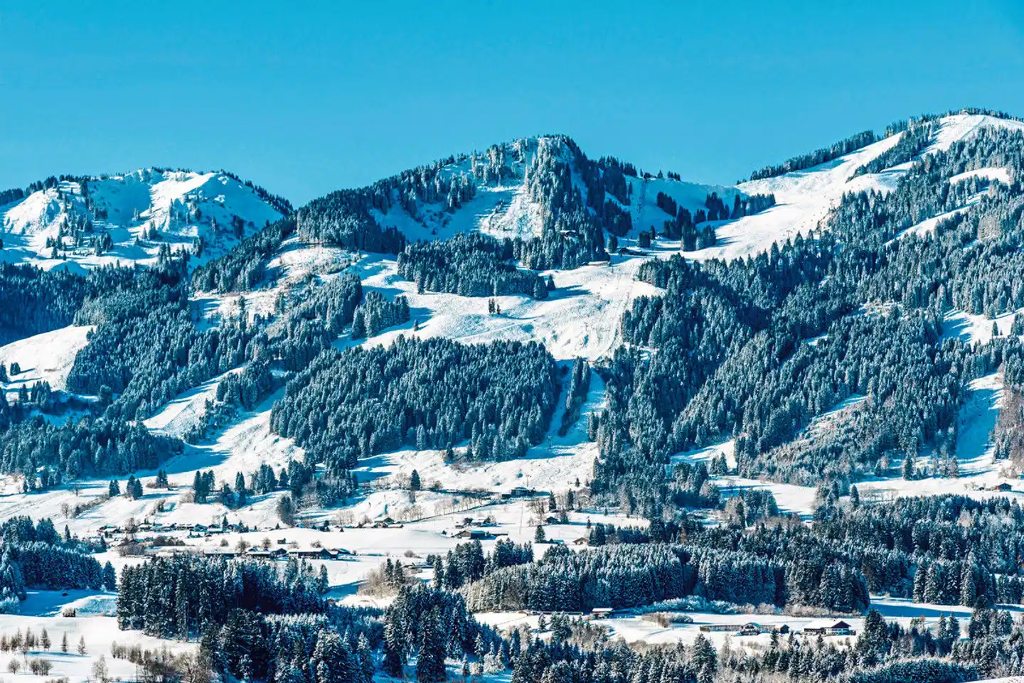 Einsteigerkurs Schneeschuhwandern im Allgäu Landschaft