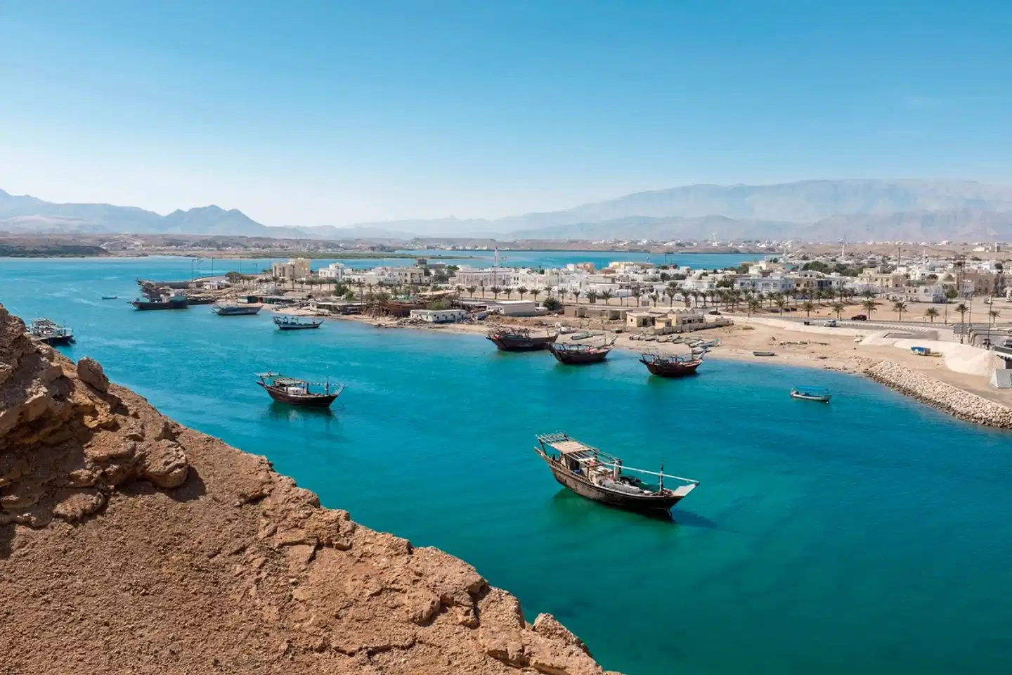 Abenteuer Oman Gruppenreise im Geländewagen Landschaft