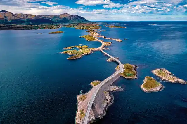 Reizvolles Norwegen Landschaft