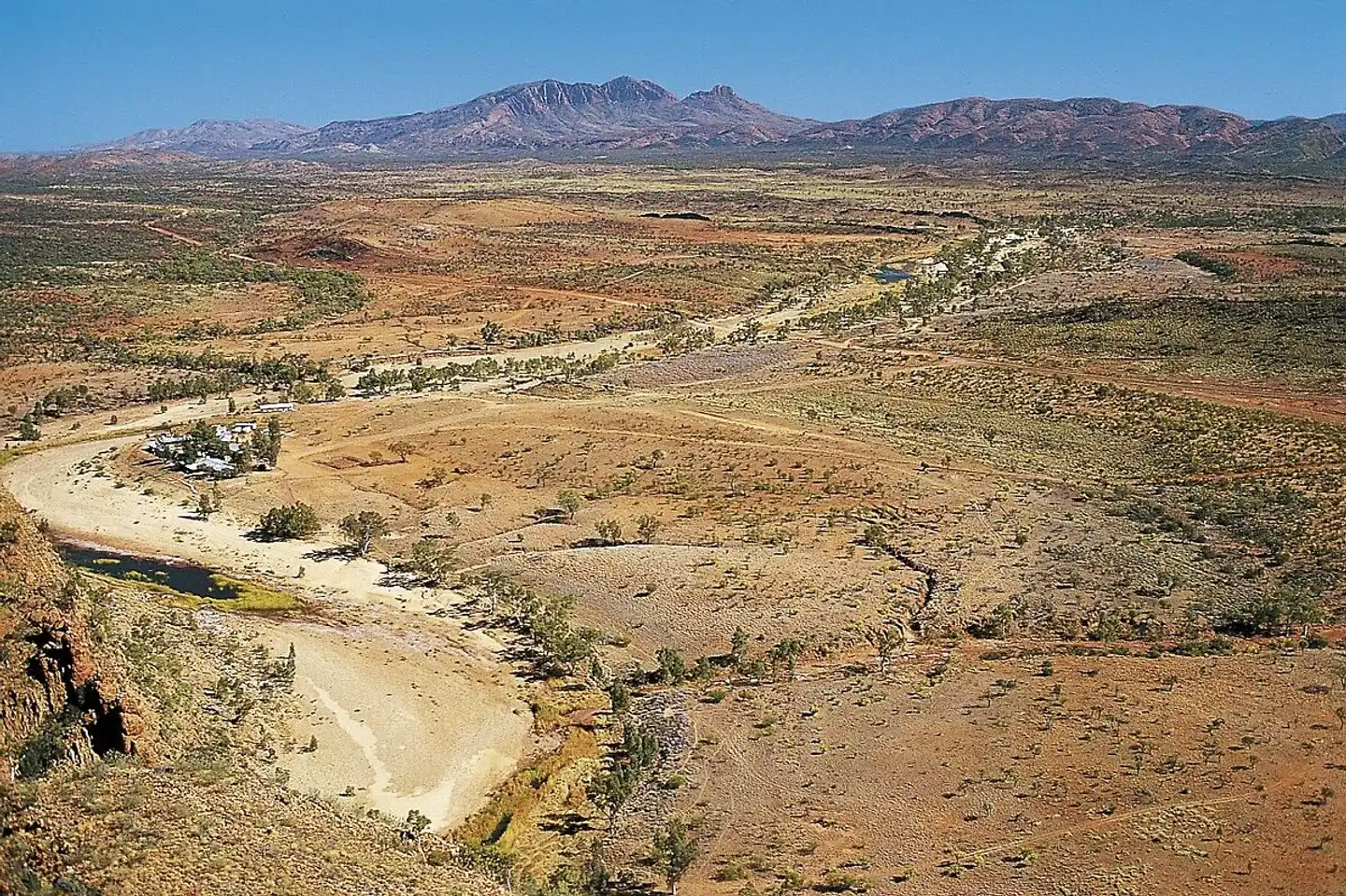 Rotes Zentrum erleben Landschaft