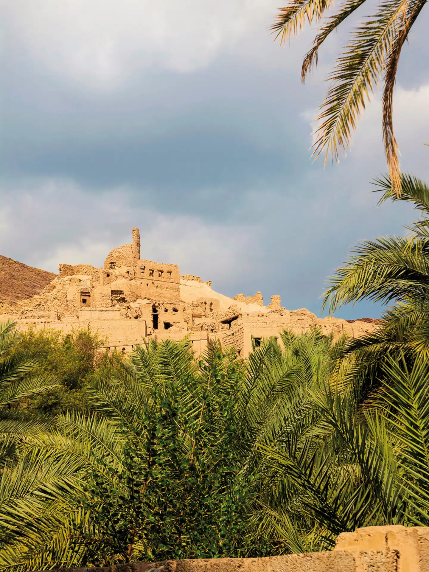 Kontrastreicher Oman Landschaft