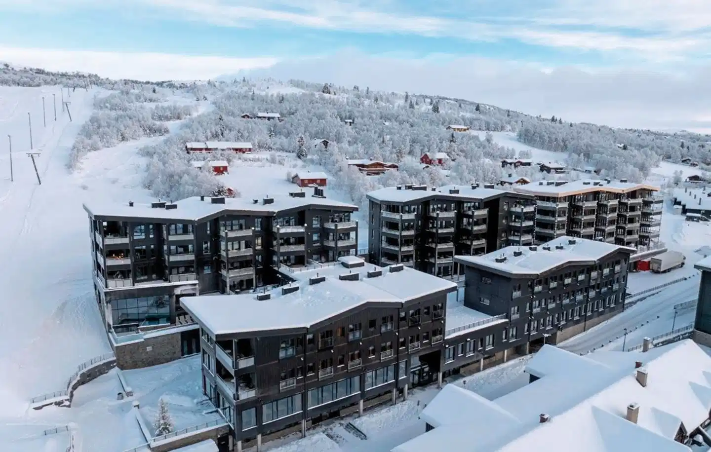 Riddergaarden Mountain Lodge Terrasse