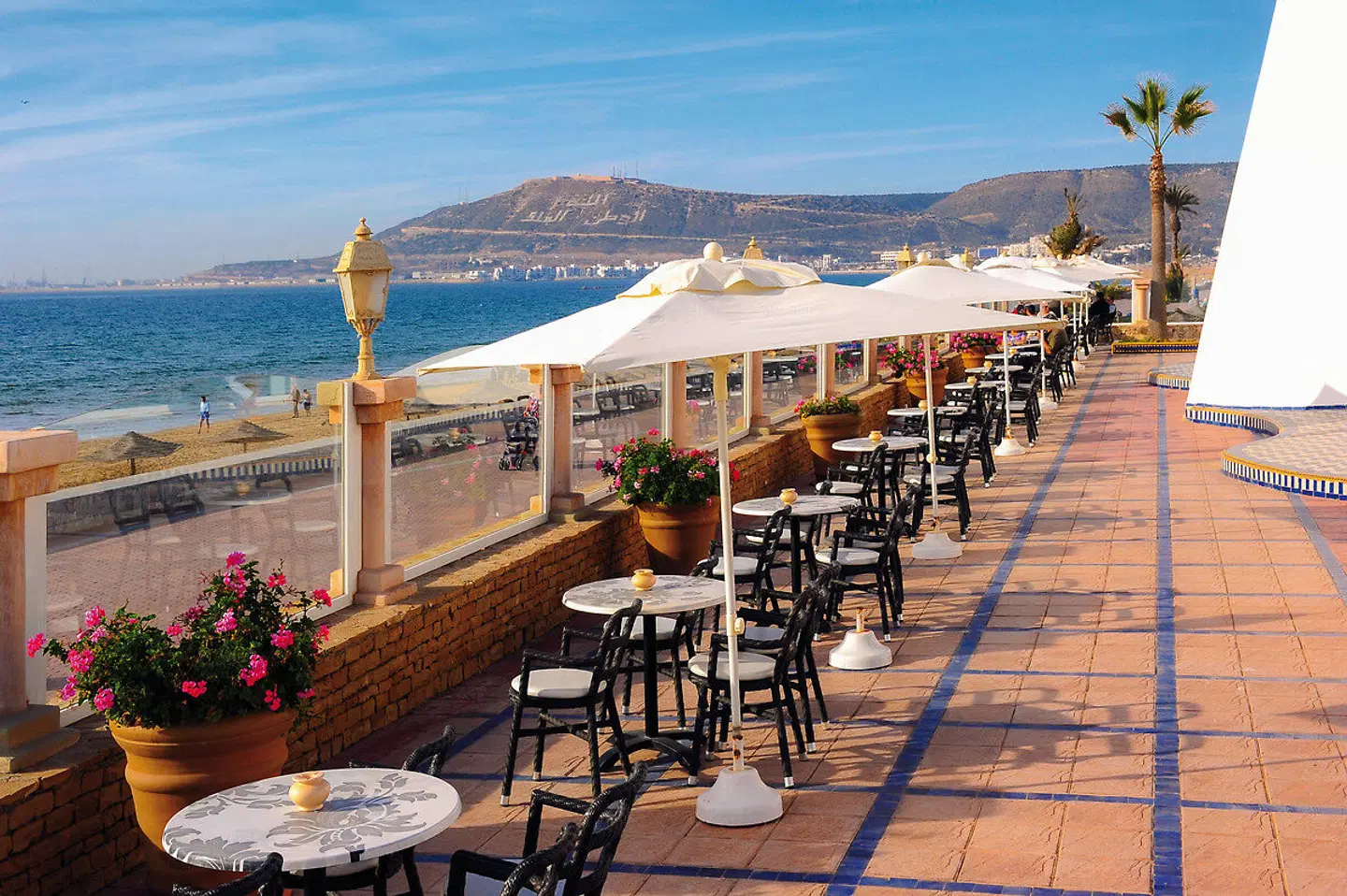 Amadil Ocean Club Terrasse