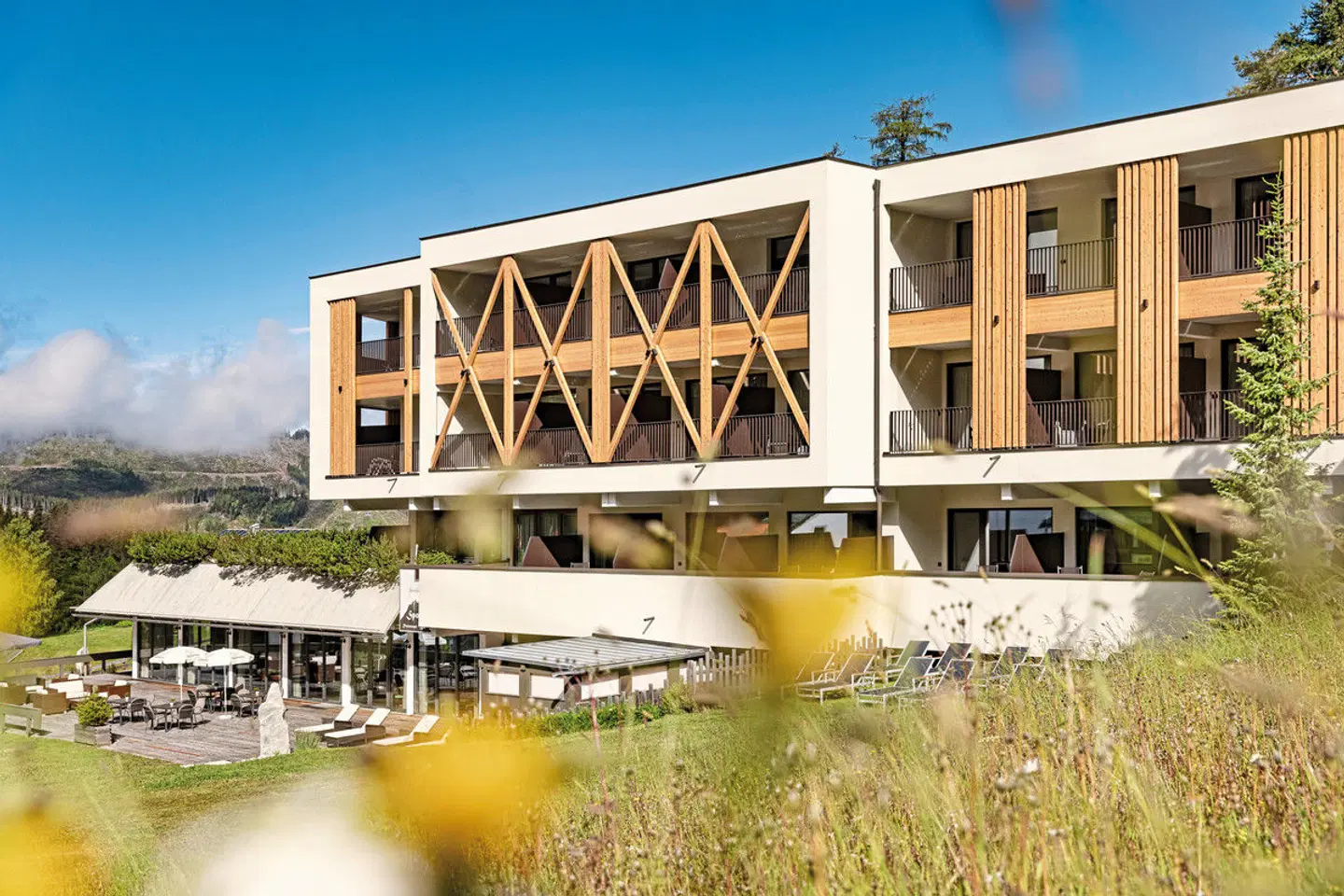 Sporthotel Obereggen Terrasse