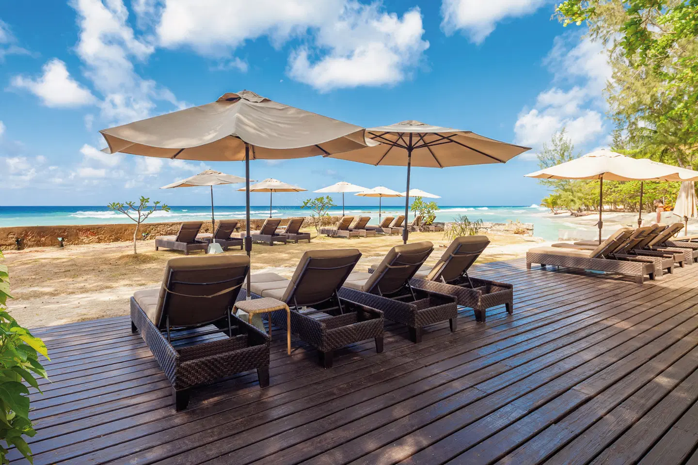 Savannah Beach Club Terrasse