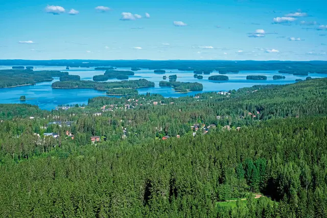 Reizvolles Finnland Landschaft