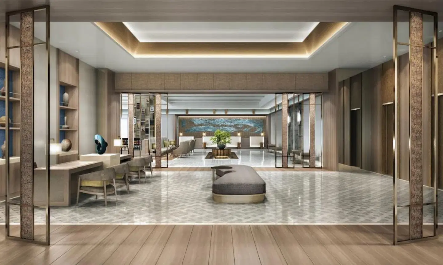 Hilton Hiroshima Lobby