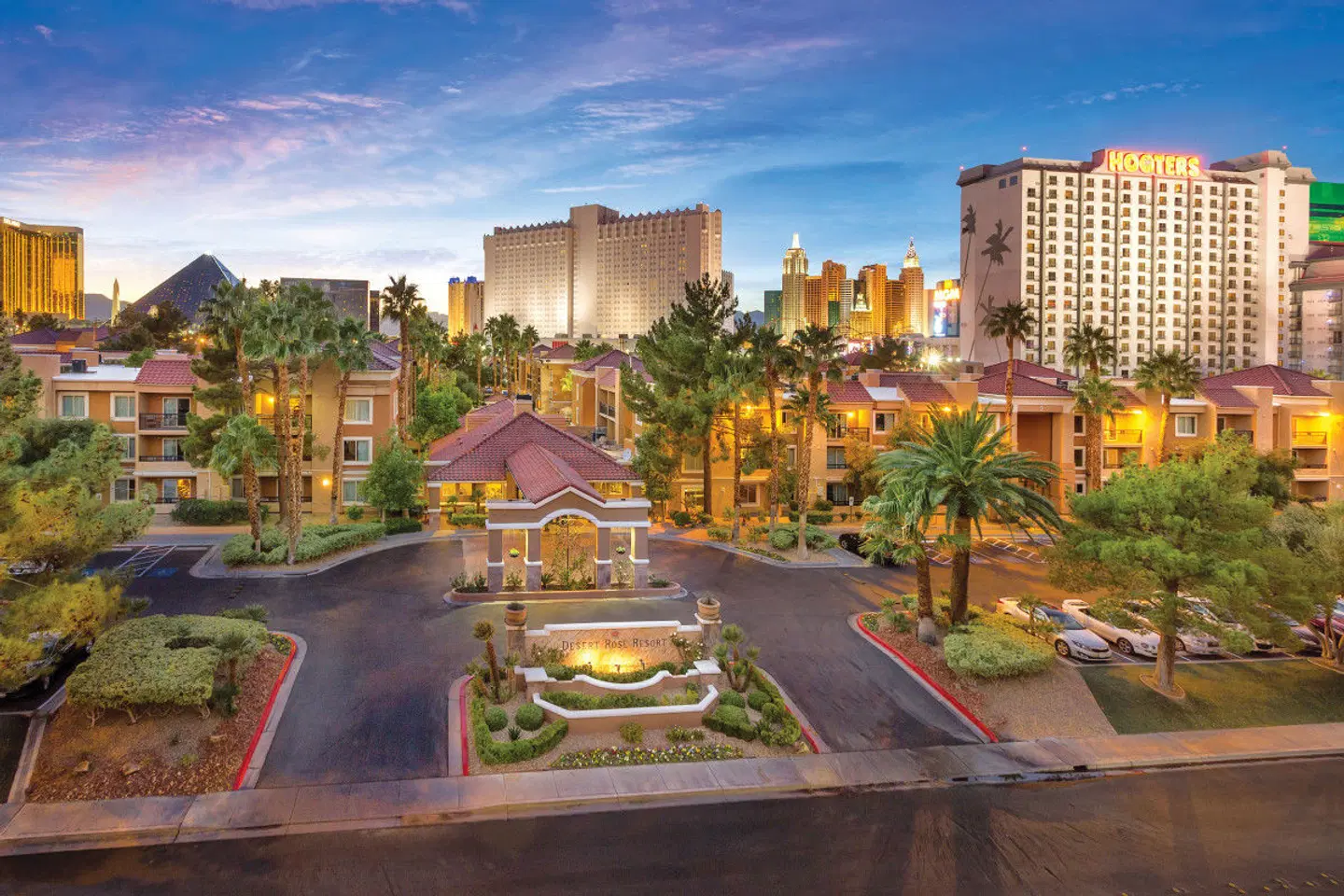 Desert Rose Resort Terrasse