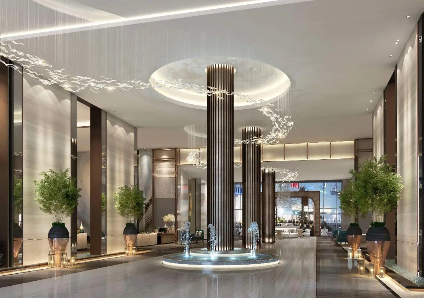 Hilton Bahrain City Centre Hotel & Residences Lobby