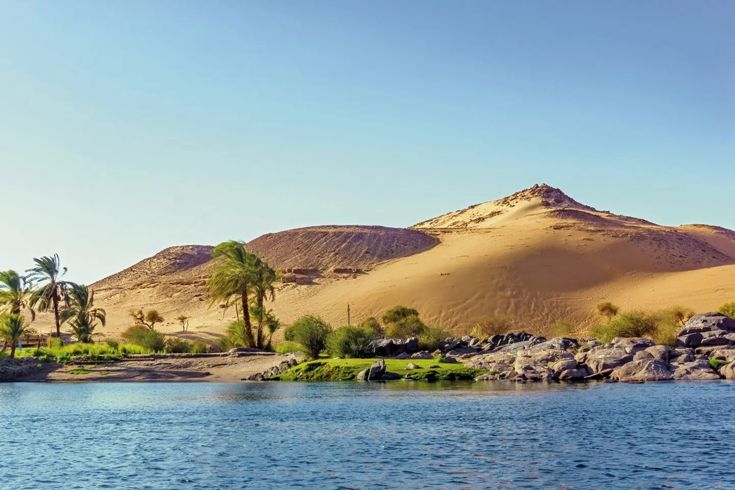 Nilkreuzfahrt ab/bis Luxor Landschaft