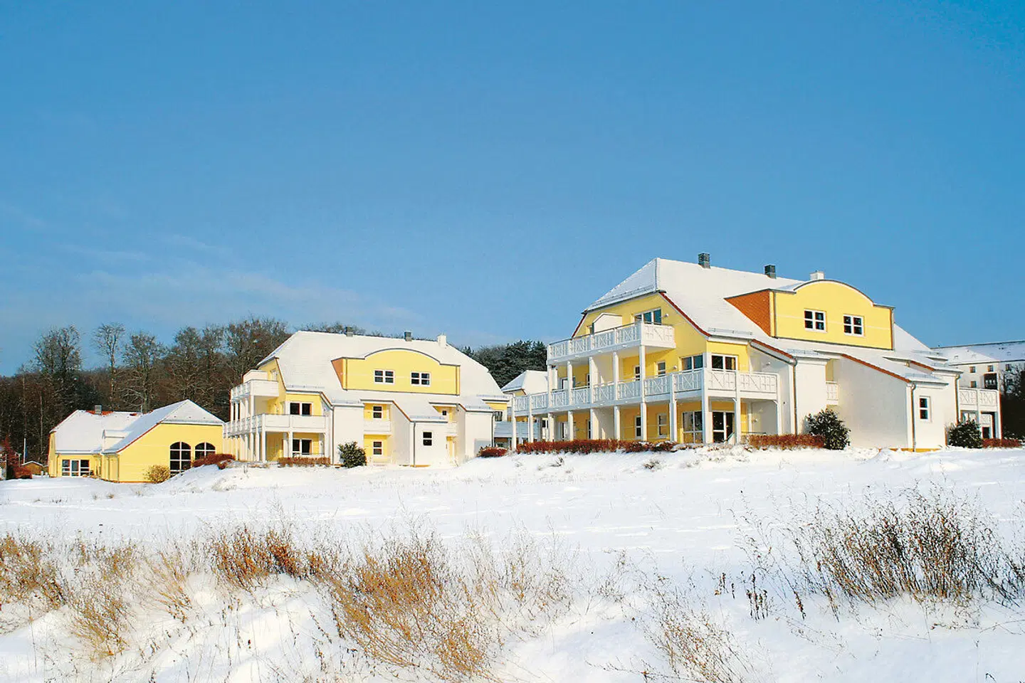 A+ Ferienpark Usedom Aussenansicht