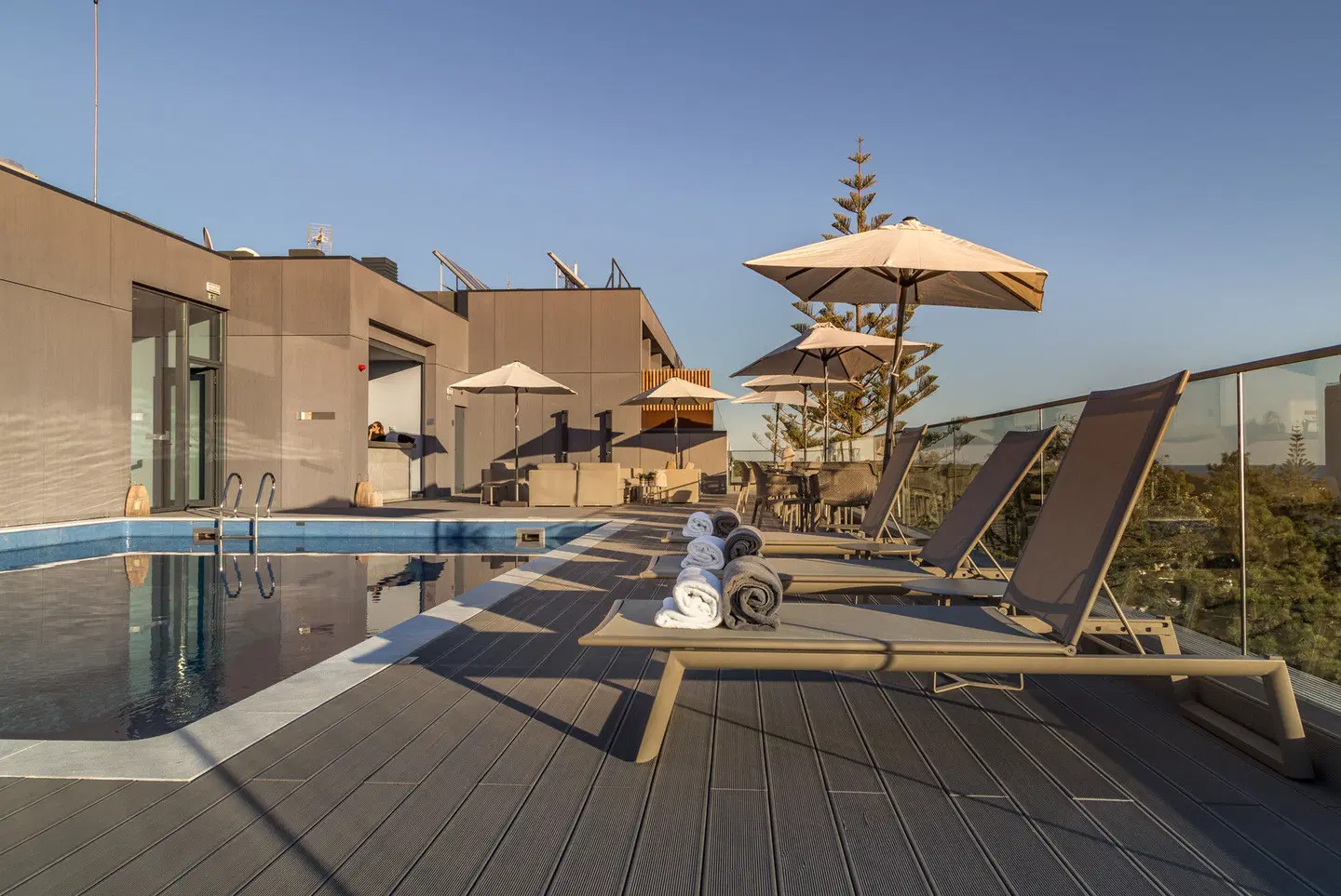 The Prime Energize Hotel Monte Gordo Terrasse