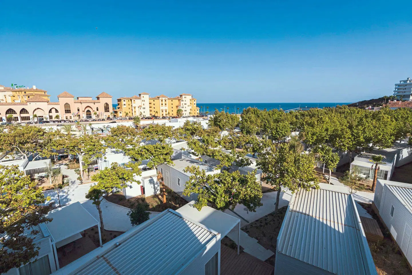 Costa del Sol Glamping Village Terrasse