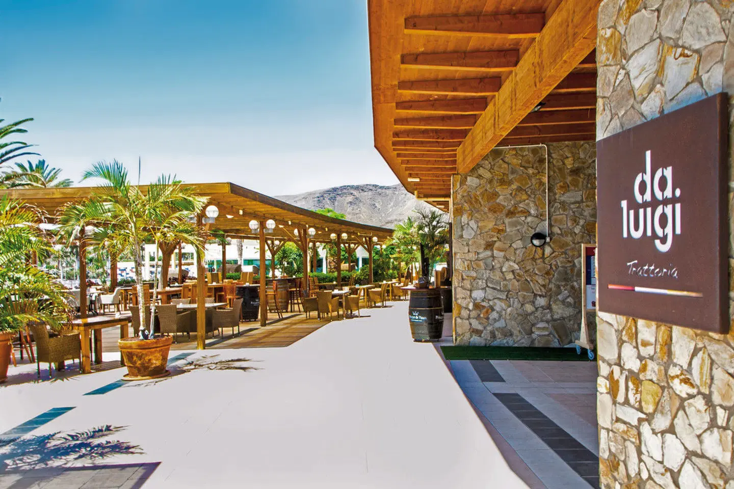 Playitas Aparthotel Terrasse