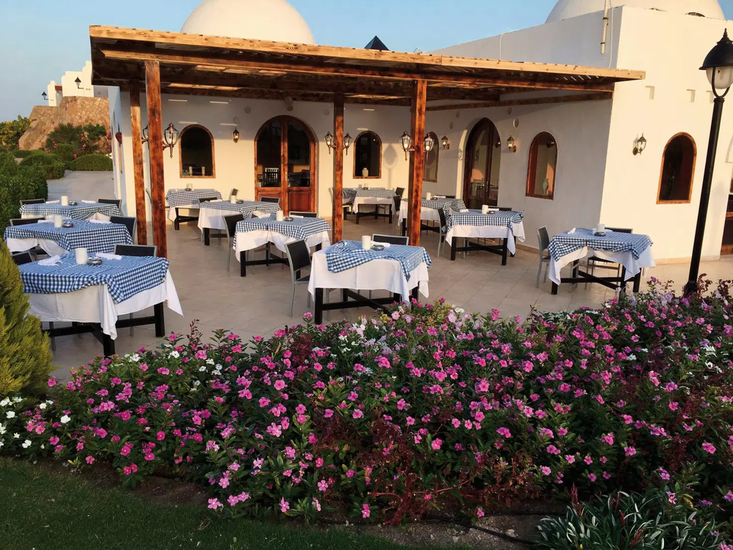 Gorgonia Beach Resort Garten