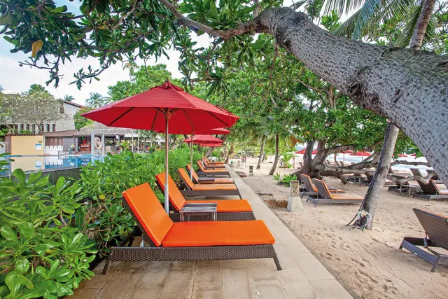 New Star Beach Resort Terrasse