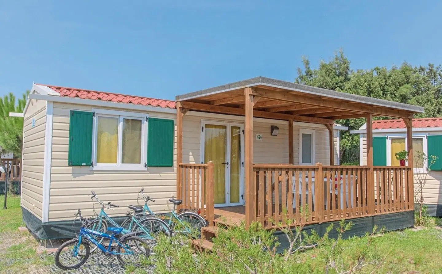 Camping Rosapineta Süd Terrasse