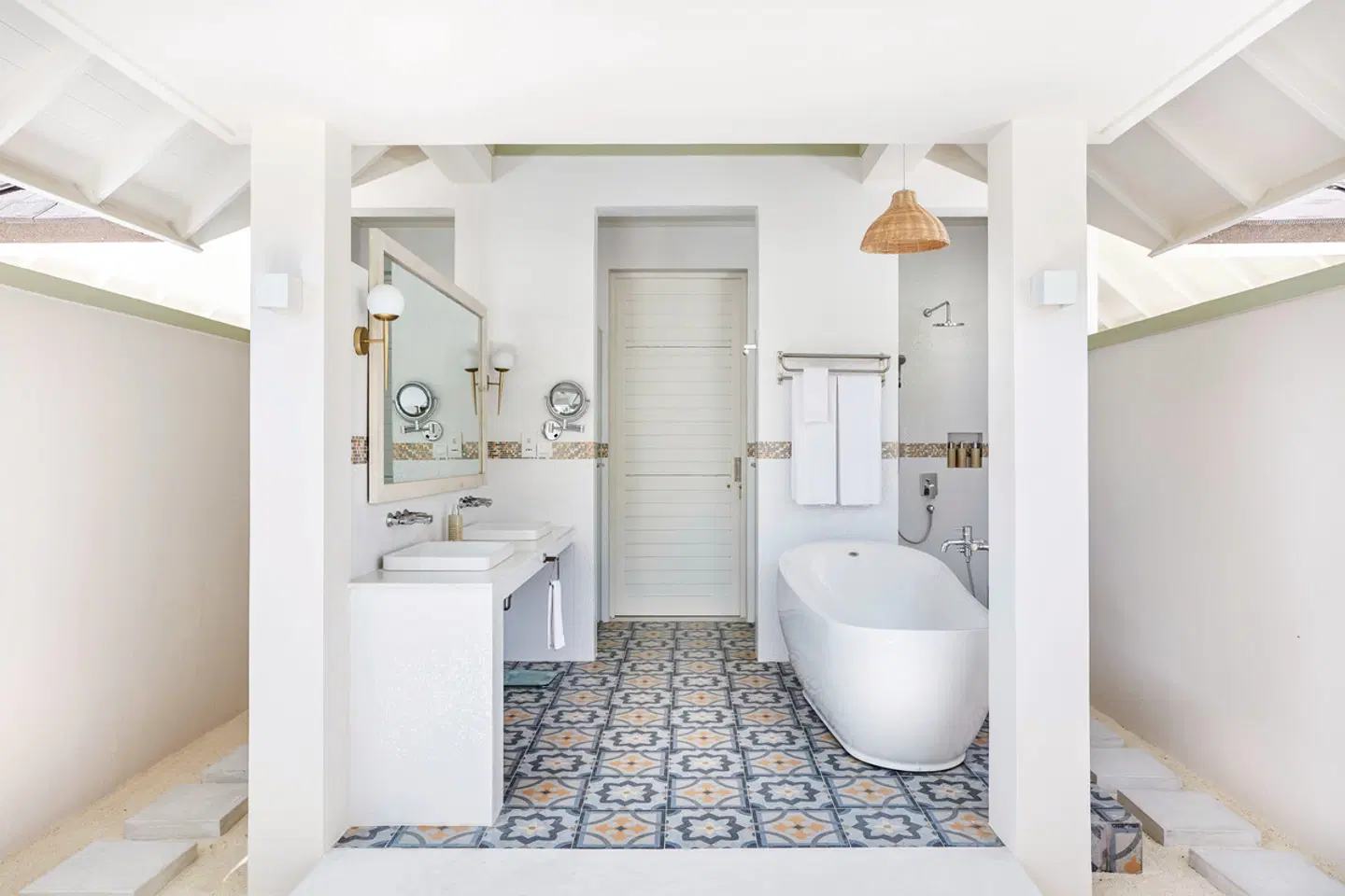 Sun Siyam Olhuveli Maldives Badezimmer