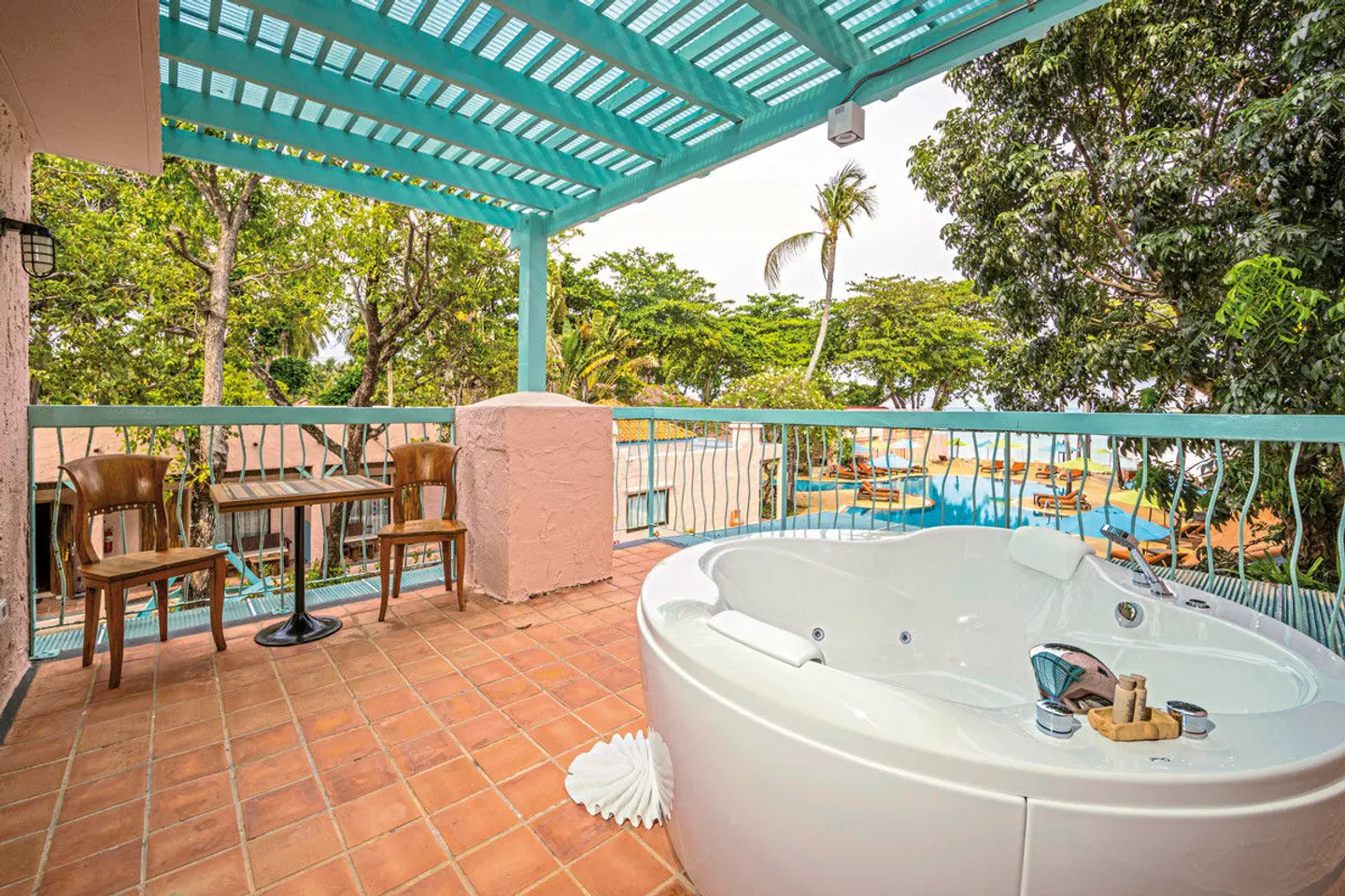 Baan Samui Resort Badezimmer