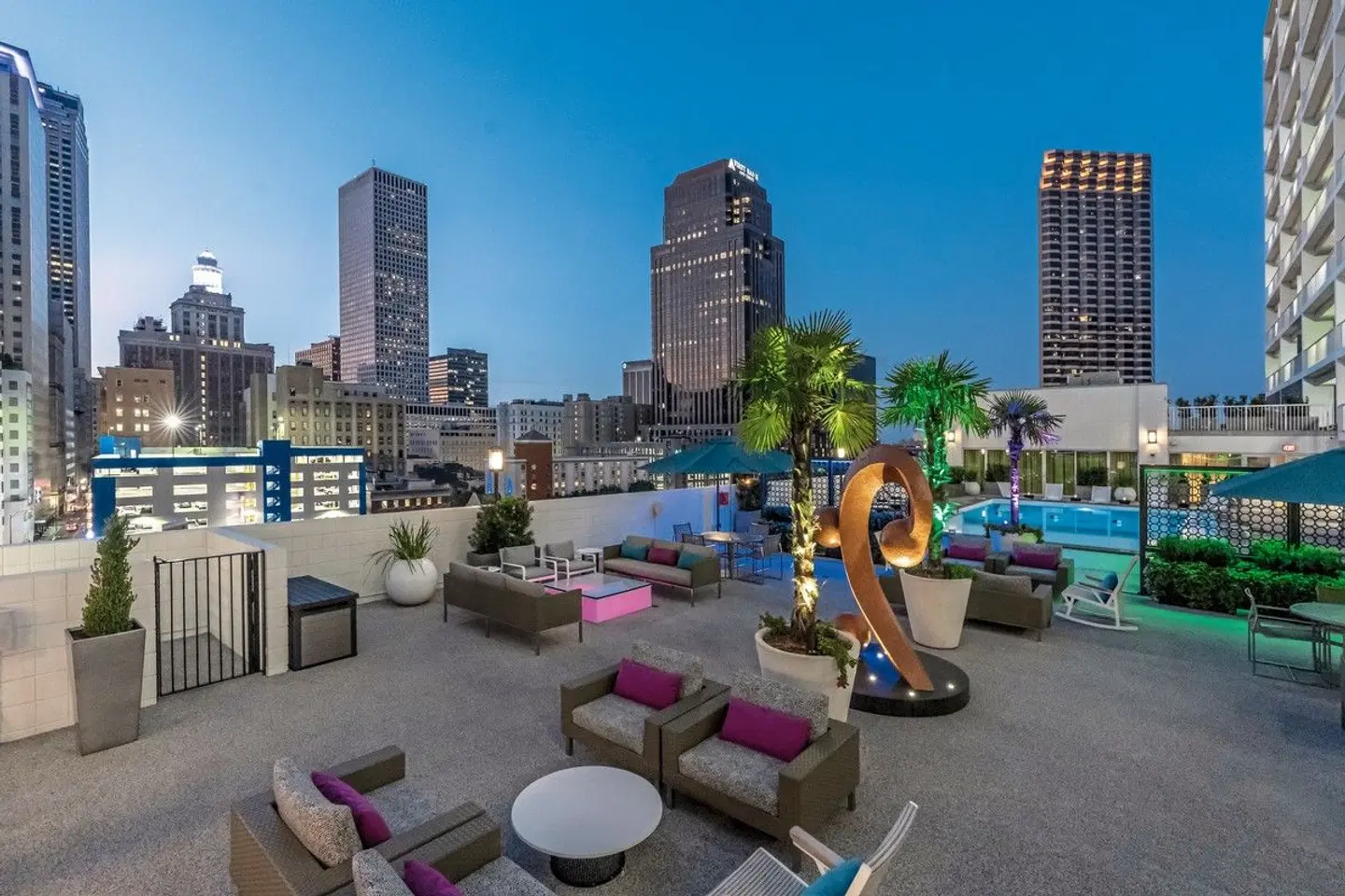 Holiday Inn New Orleans - Downtown Superdome Terrasse