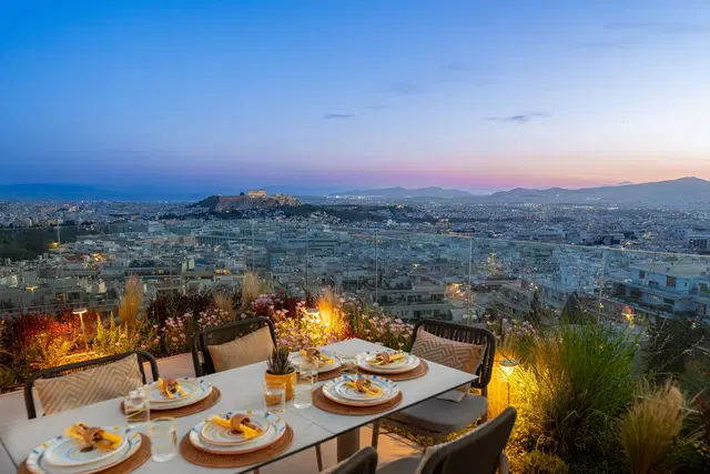 St. George Lycabettus Boutique Hotel Terrasse