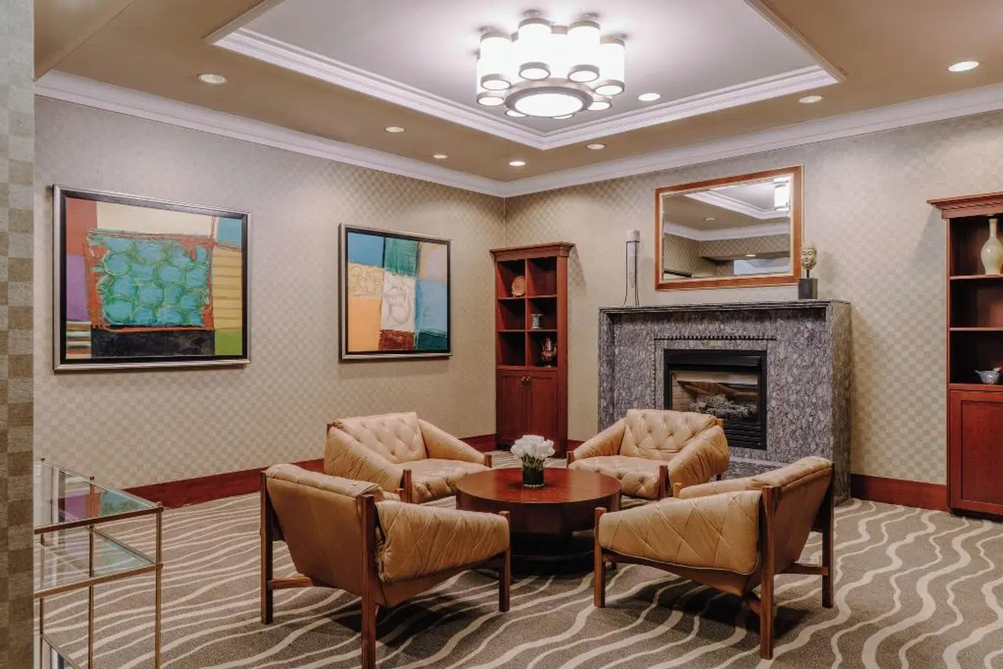 Club Quarters, Wacker At Michigan LOUNGE_LOBBY