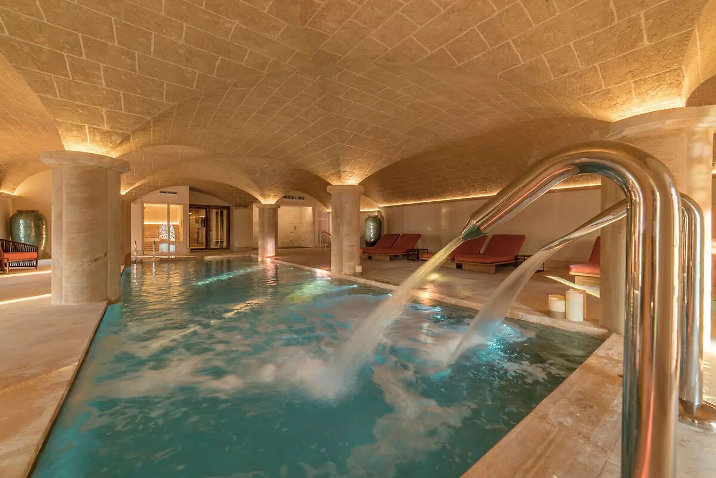 Creu de Tau Art & Spa Hallenbad