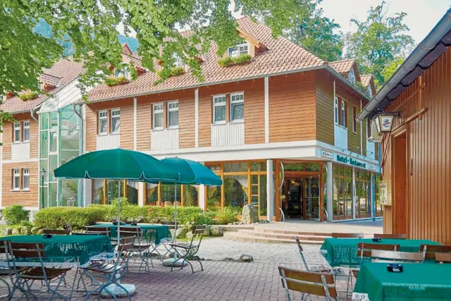 Kurpark Flair Hotel im Ilsetal Terrasse
