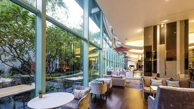 Chatrium Hotel Riverside Bangkok Terrasse