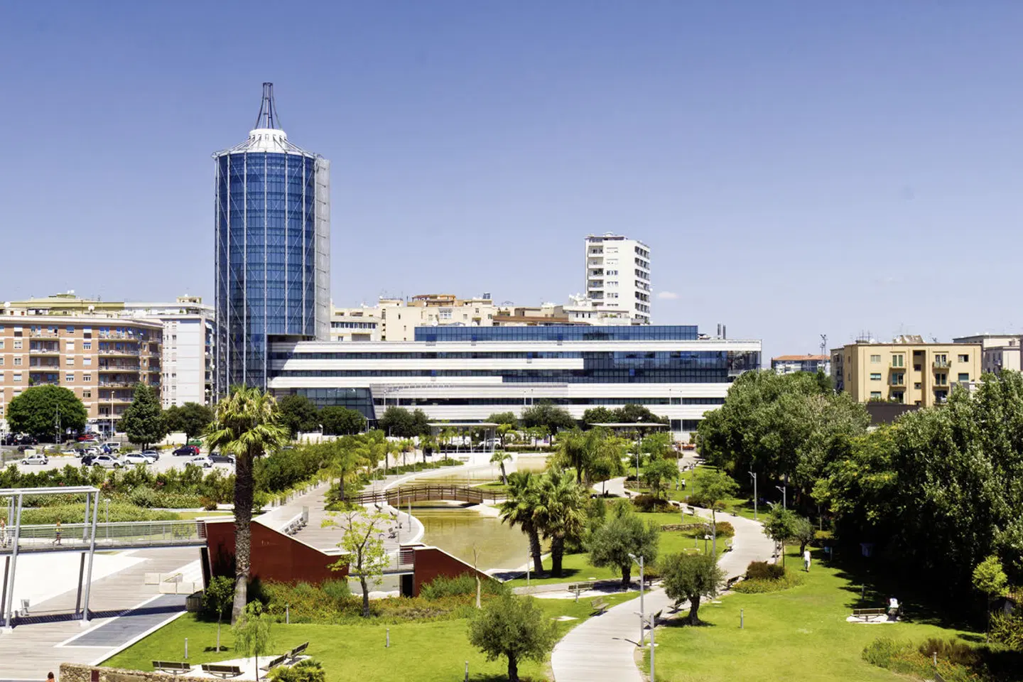 T Hotel Cagliari Garten