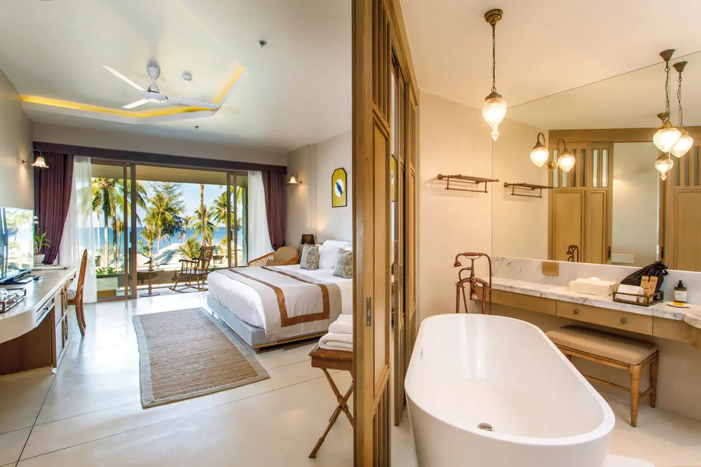 Devasom Khao Lak Beach Resort & Villas Badezimmer