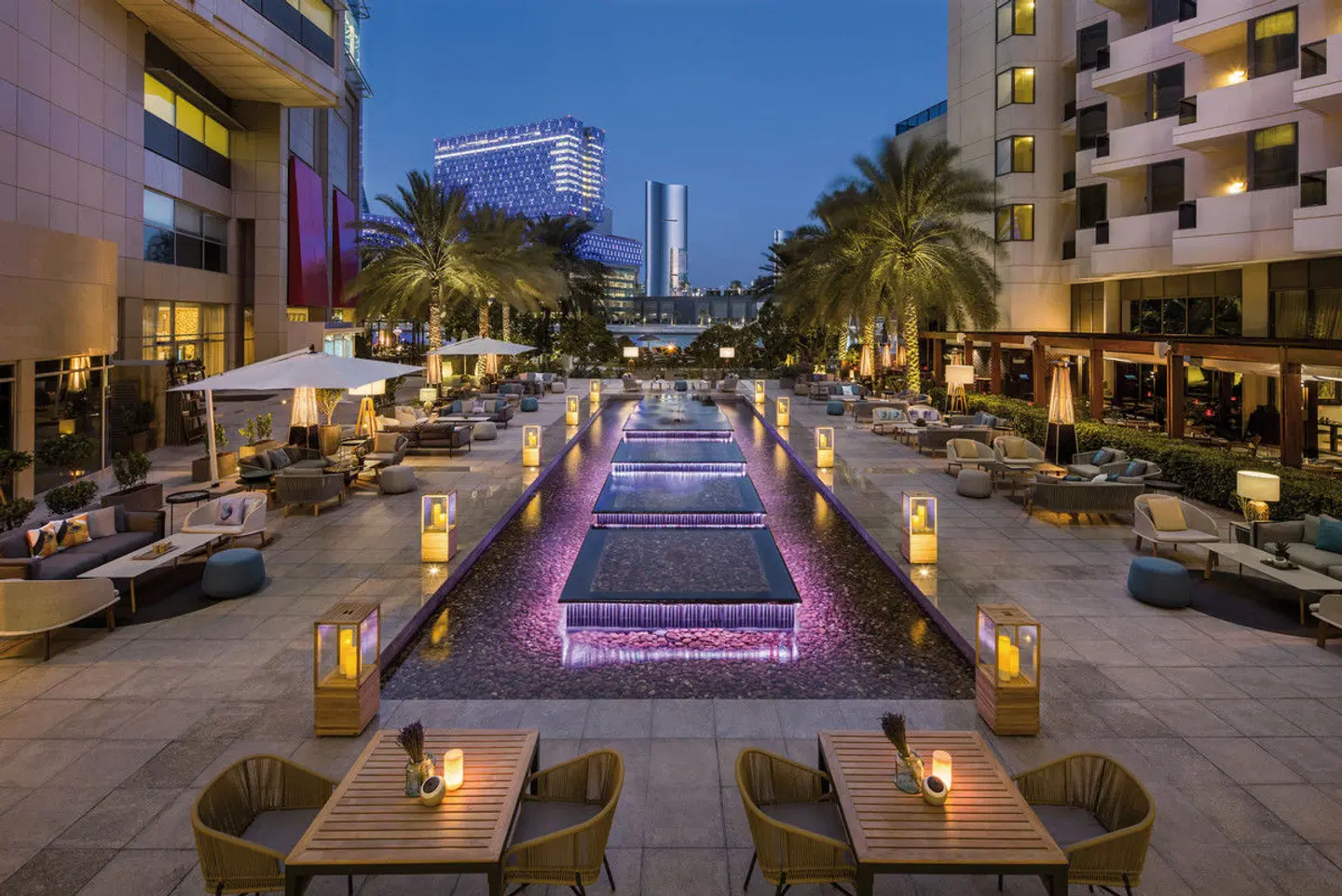 Beach Rotana Abu Dhabi Terrasse