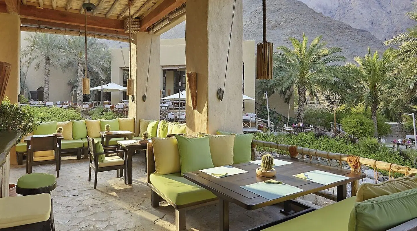 Six Senses Zighy Bay Terrasse