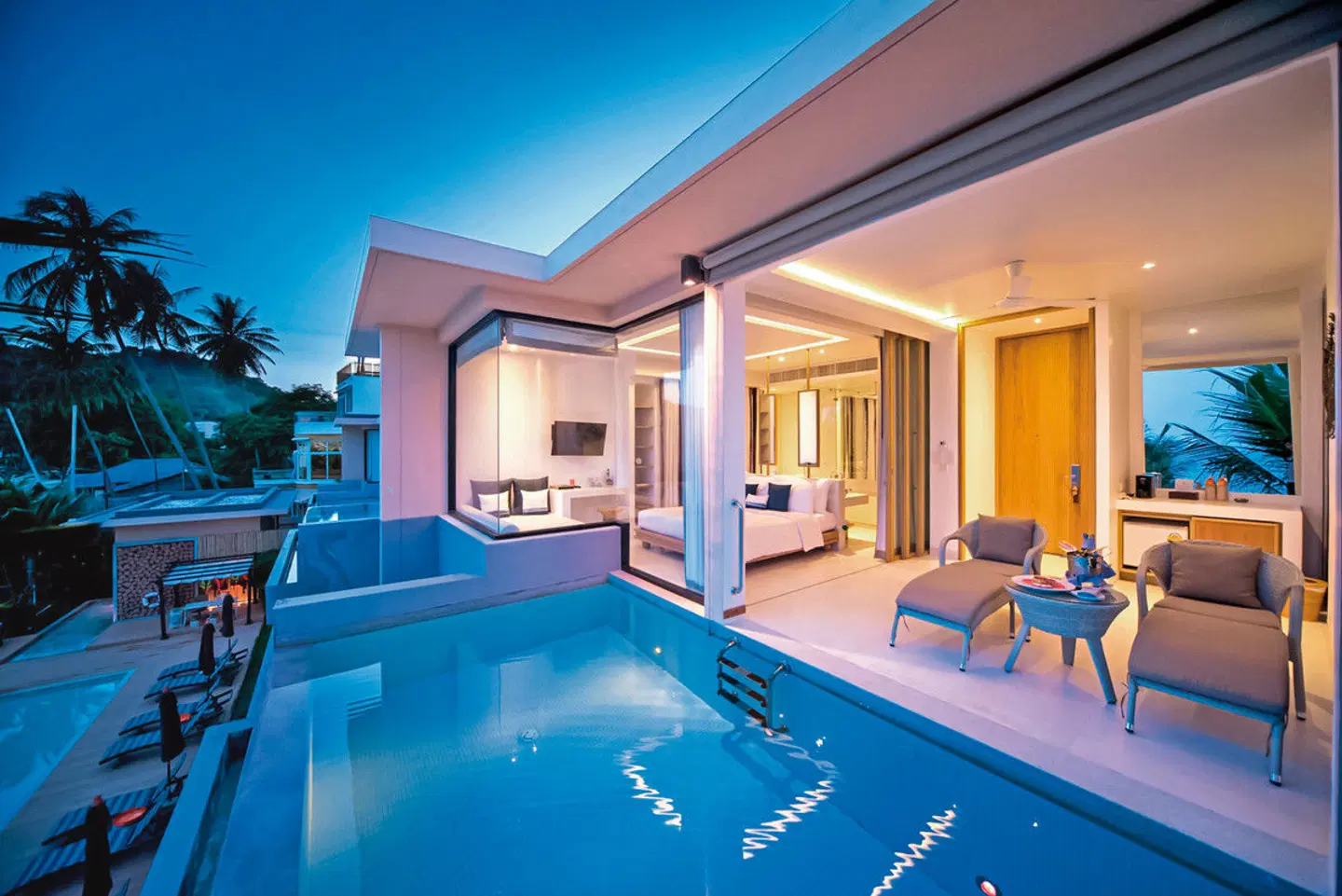 Bandara Pool Villas, Phuket Hallenbad