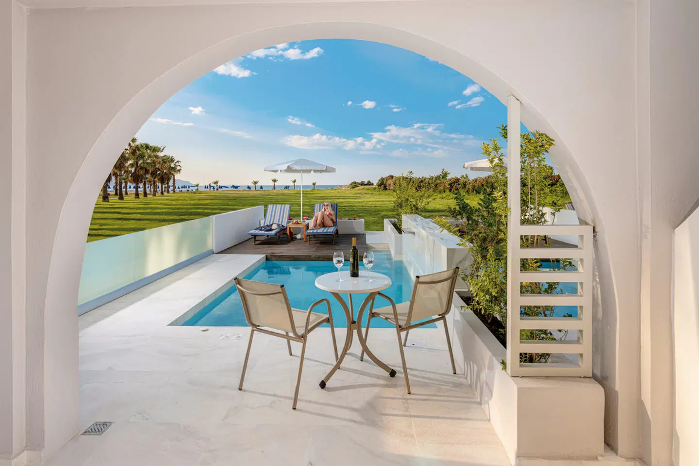 Delfina Tropic Beach Terrasse