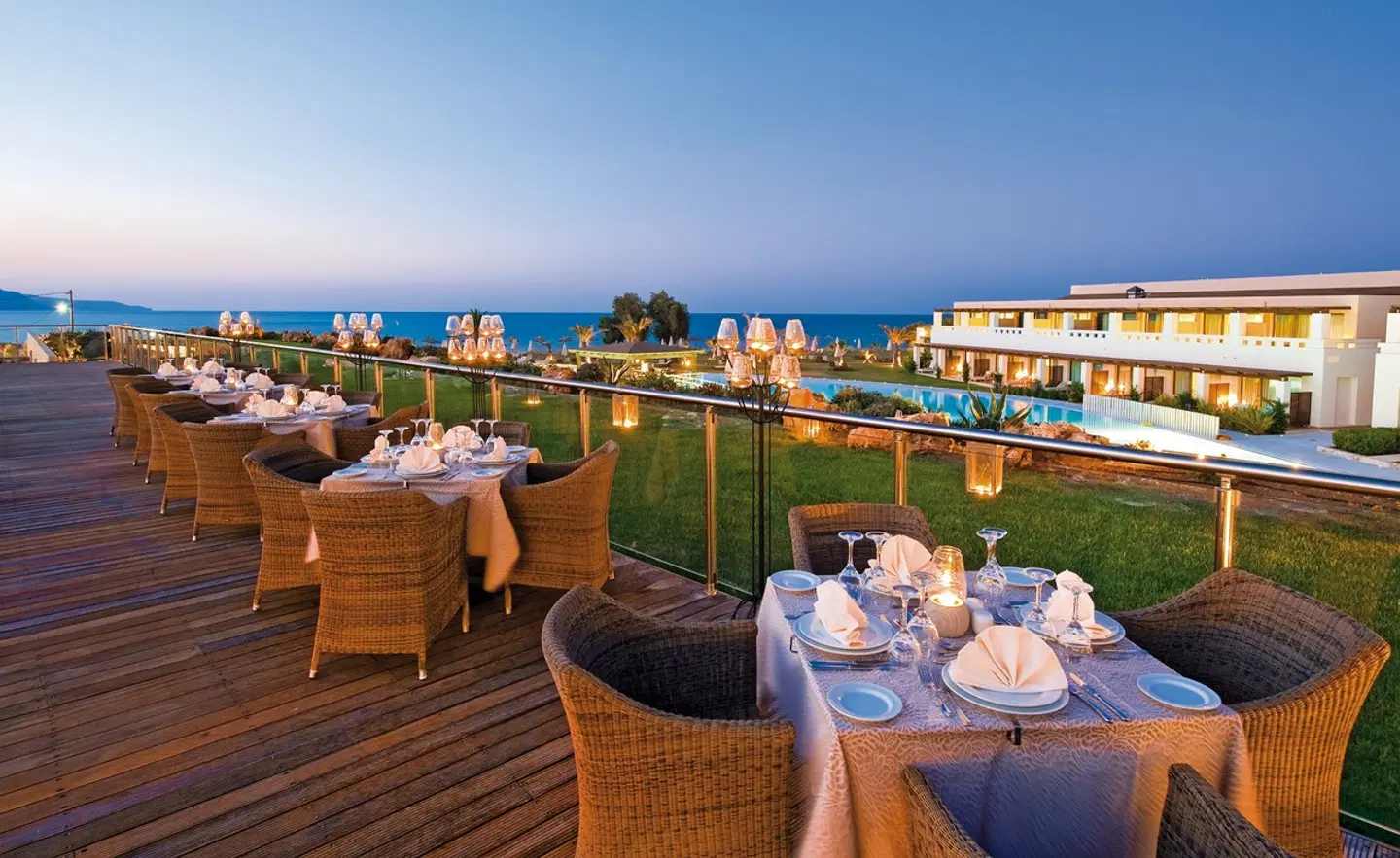 Giannoulis Cavo Spada Luxury Sports & Leisure Resort & Spa Terrasse