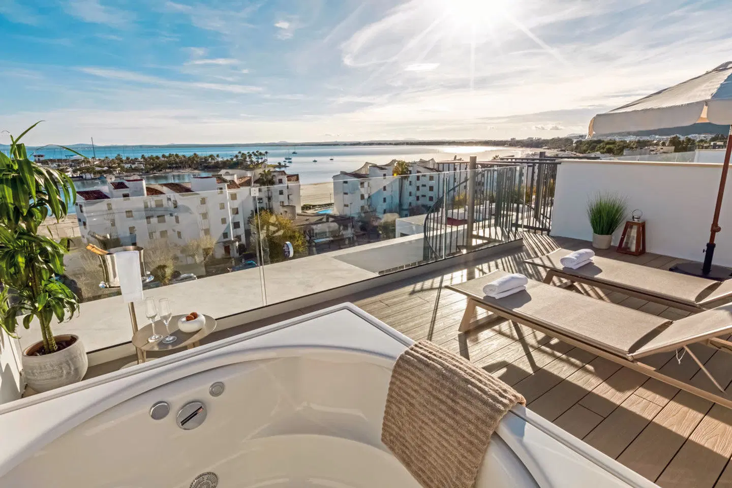 Bordoy Alcudia Port Suites Terrasse