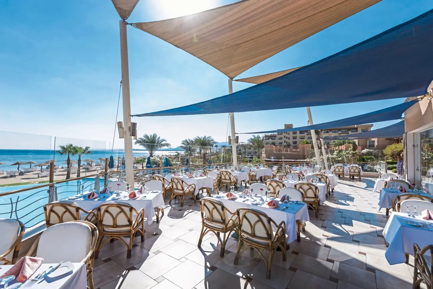 Shams Prestige Abu Soma Resort Terrasse