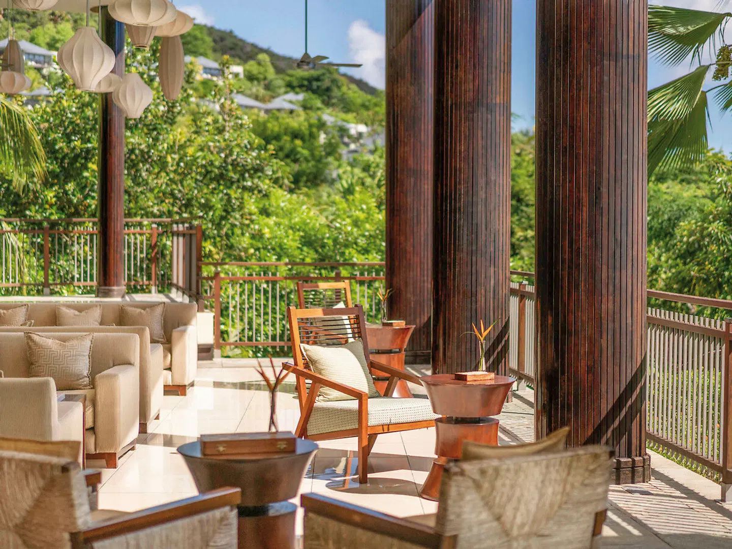 Raffles Seychelles Terrasse