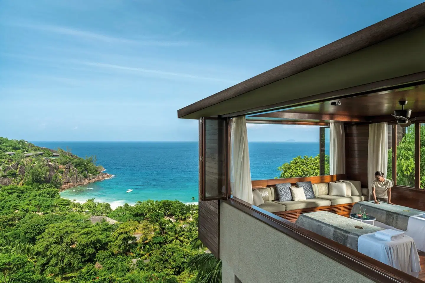 Four Seasons Resort Seychelles Terrasse