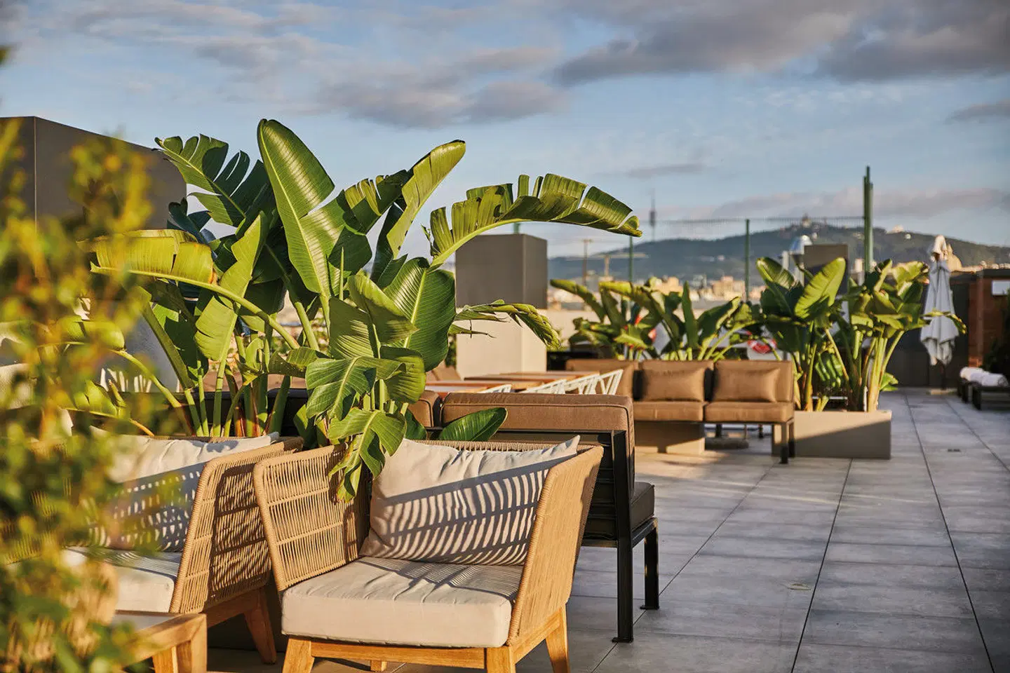 Hotel Silken Ramblas Barcelona Terrasse