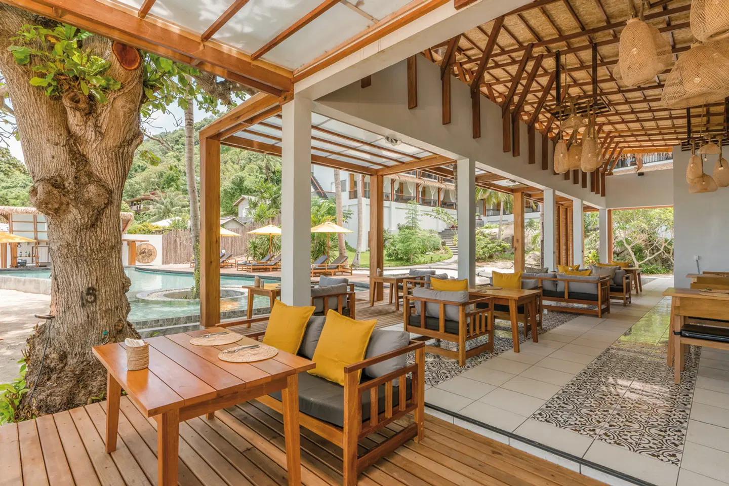 Princess Paradise Resort Koh Phangan Terrasse