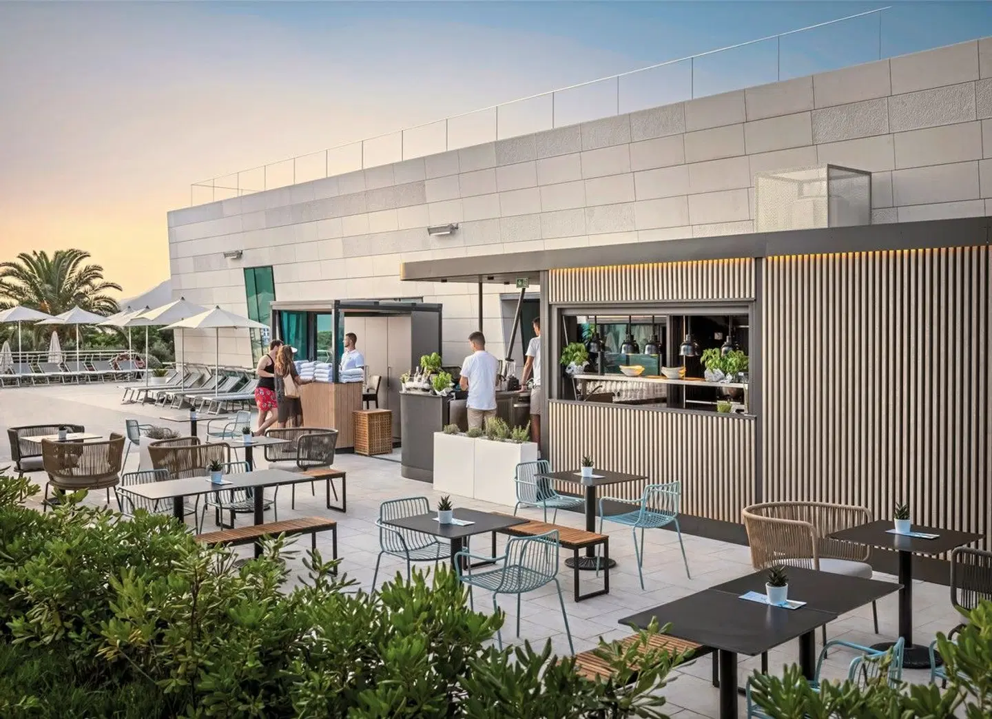 Valamar Lacroma Hotel Terrasse