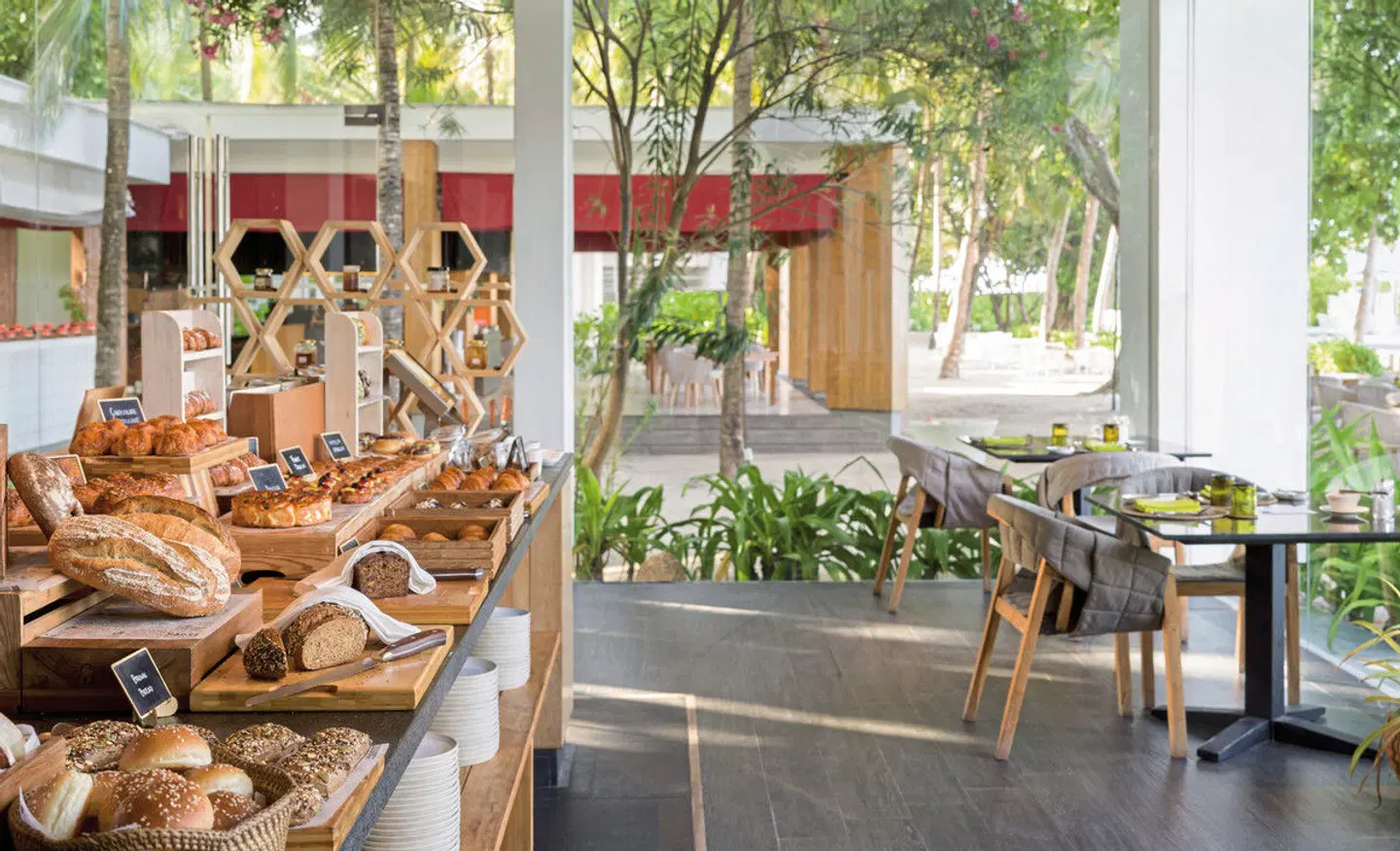 Amilla Maldives Terrasse